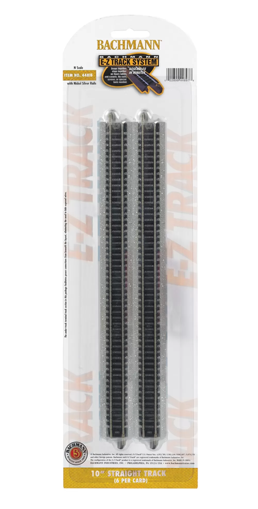 E-Z Track®*Bachmann Trains 10" Straight (N Scale)