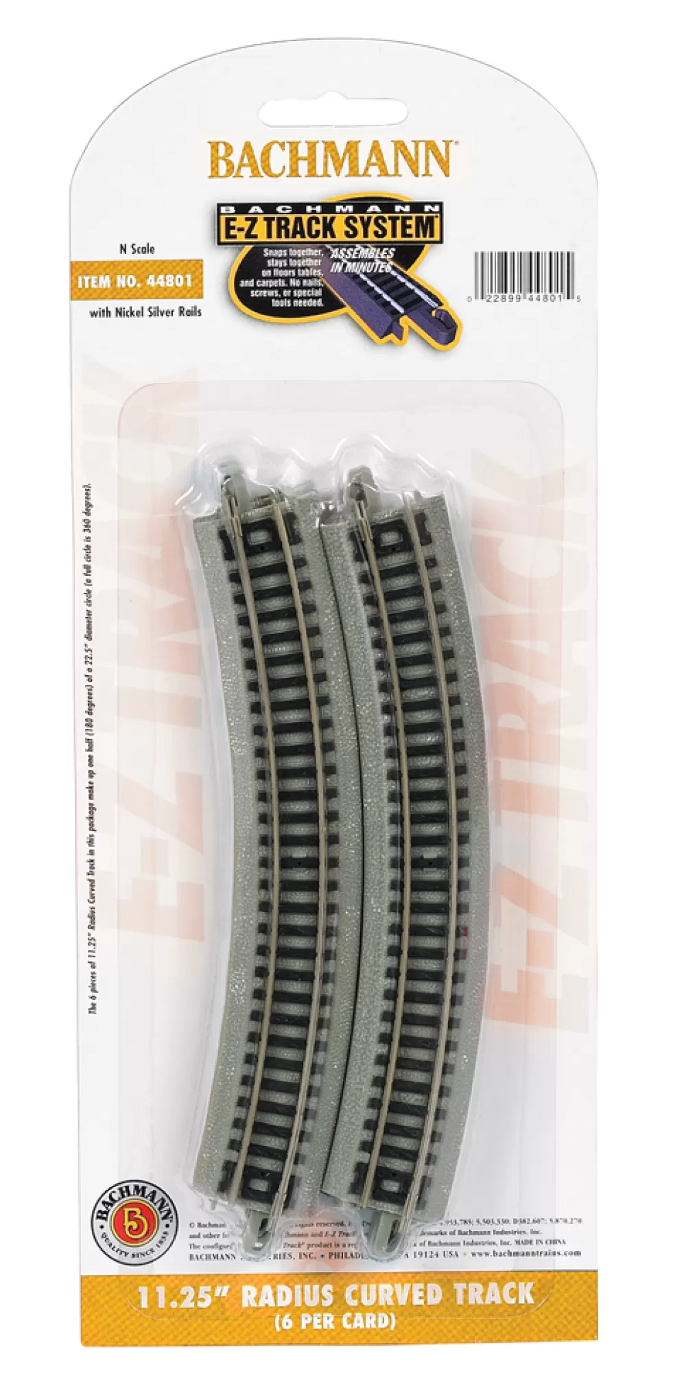 E-Z Track®*Bachmann Trains 11.25" Radius Curved (N Scale)