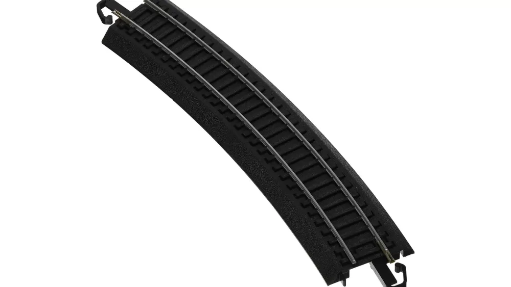 Steel Alloy W/ Black Roadbed*Bachmann Trains 22" Radius Curved - Bulk (HO Scale Steel Alloy)