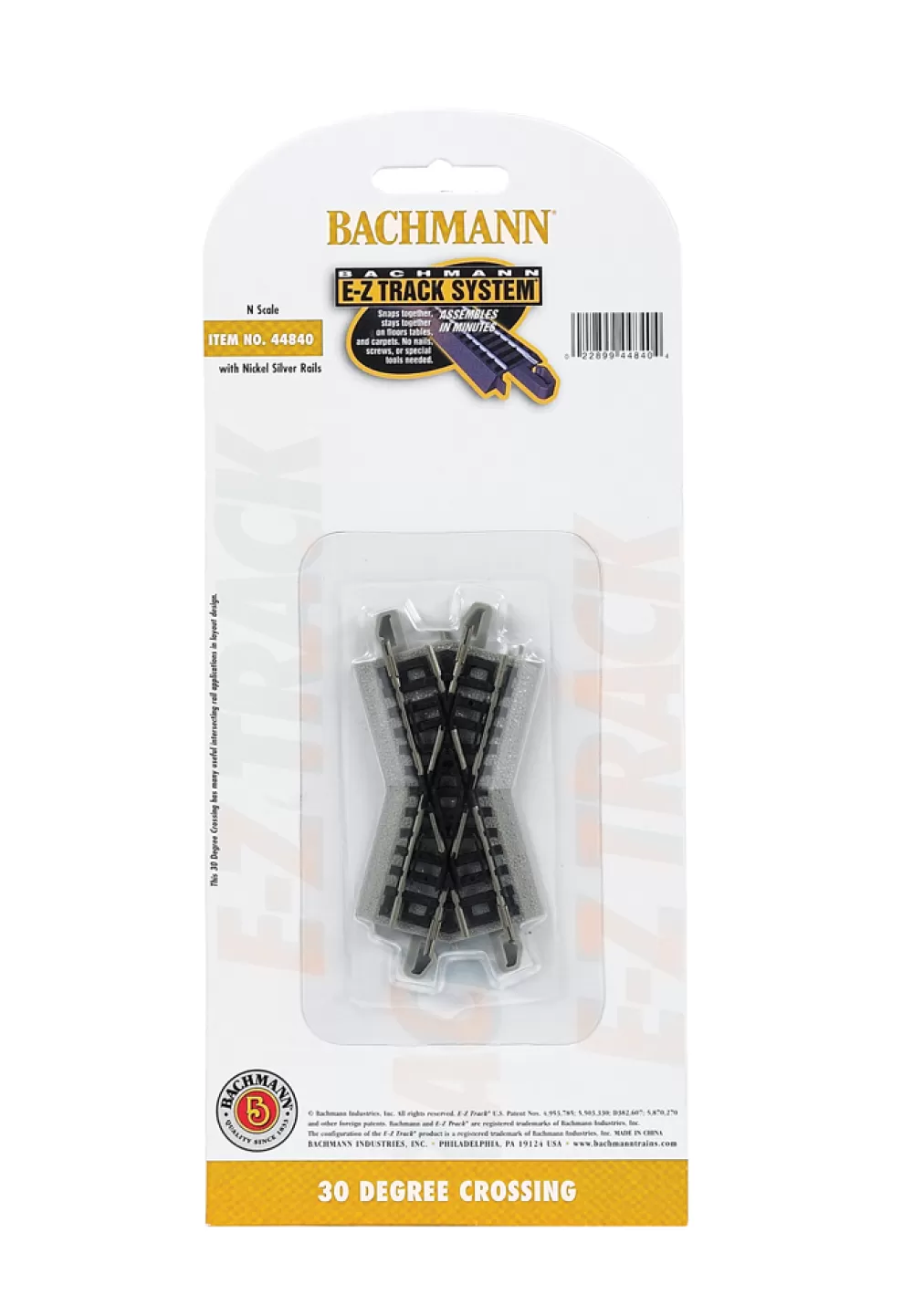 E-Z Track®*Bachmann Trains 30 Degree Crossing (N Scale)