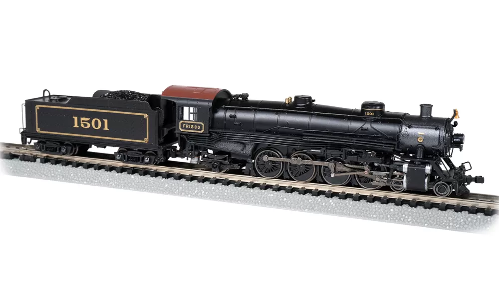 4-8-2 Light Mountain*Bachmann Trains 4-8-2 Light Mountain - Frisco #1501