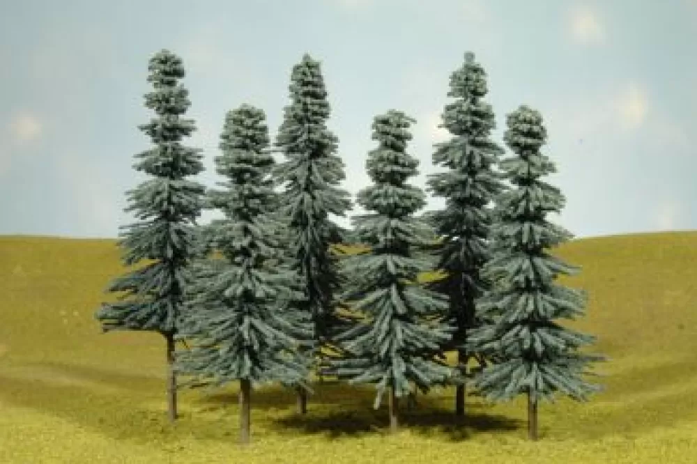 Trees*Bachmann Trains 5" - 6" Blue Spruce Trees