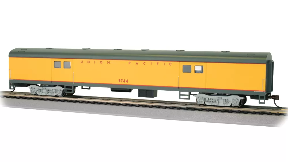 Smooth-Side Cars*Bachmann Trains 72' Smooth-Side Baggage Car - Union Pacific® #5744