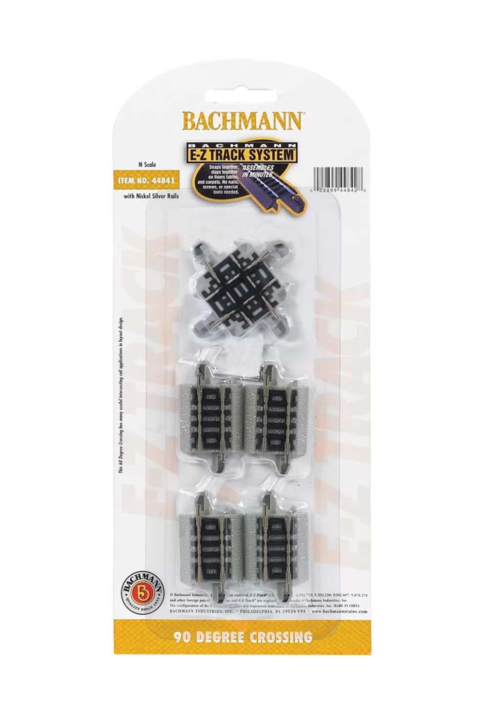 E-Z Track®*Bachmann Trains 90 Degree Crossing Tracks (N Scale)