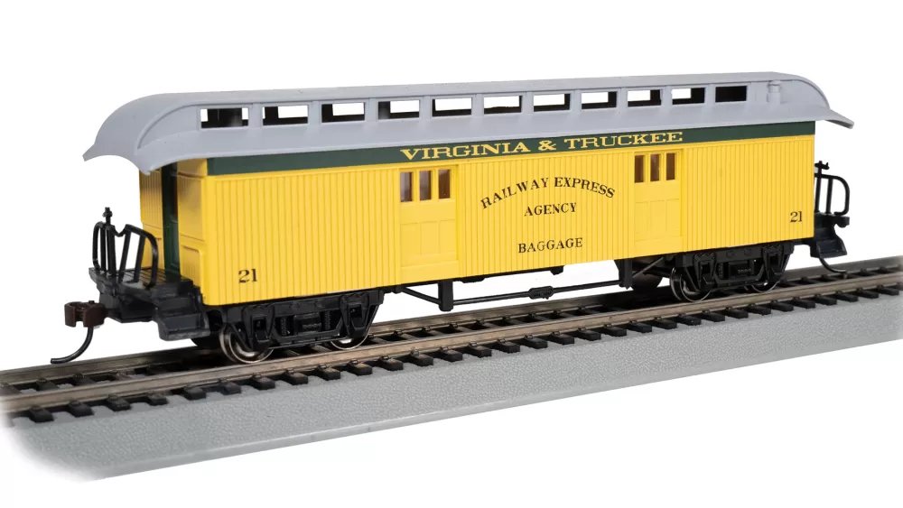 1860-1880 Era Passenger Cars*Bachmann Trains Baggage Car (1860-1880 Era) - Virginia & Truckee #21