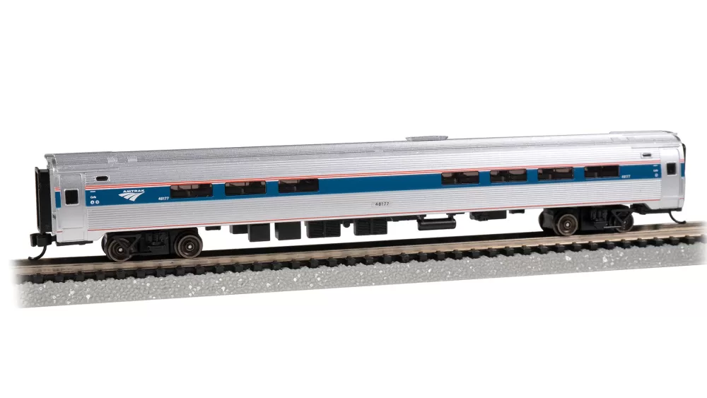 Budd Amfleet® I Cars*Bachmann Trains Budd Amfleet® I #48177 - Cafe Car (Phase VI)