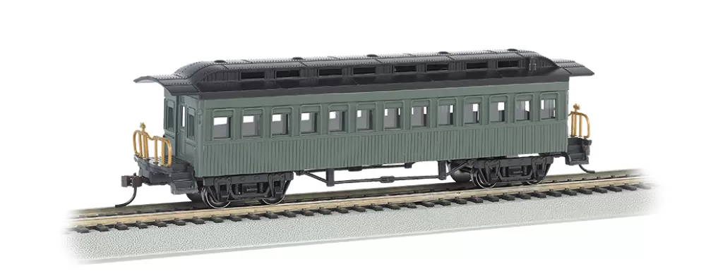 1860-1880 Era Passenger Cars*Bachmann Trains Coach (1860-1880 Era) - Painted Unlettered Green