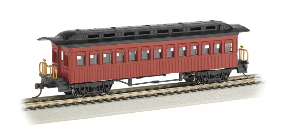 1860-1880 Era Passenger Cars*Bachmann Trains Coach (1860-1880 Era) - Painted Unlettered Red