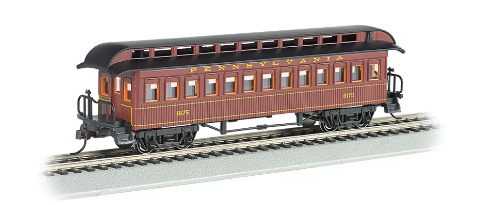 1860-1880 Era Passenger Cars*Bachmann Trains Coach (1860-1880 Era) - Pennsylvania Railroad #8175