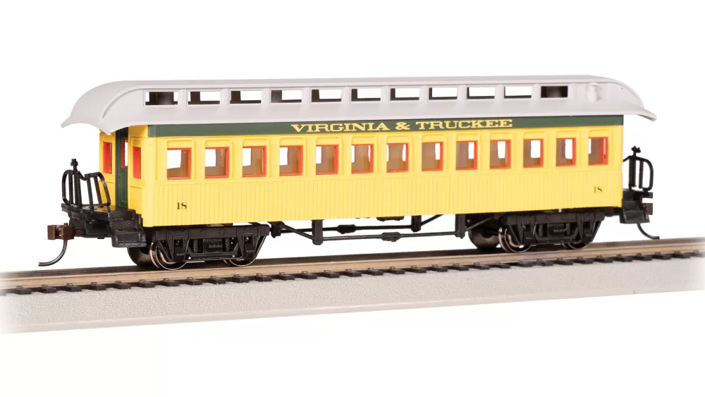 1860-1880 Era Passenger Cars*Bachmann Trains Coach (1860-1880 Era) - Virginia & Truckee #18