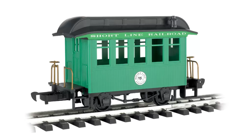 Rolling Stock*Bachmann Trains Coach - Short Line Railroad - Green With Black Roof