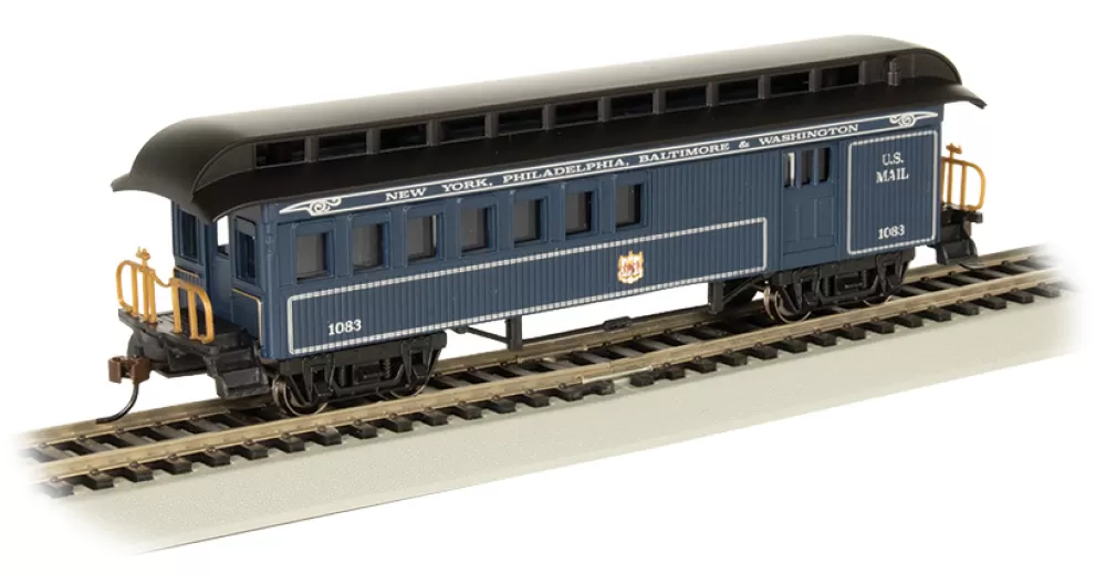 1860-1880 Era Passenger Cars*Bachmann Trains Combine (1860-1880 Era) - Baltimore & Ohio® #1083 (Royal Blue)