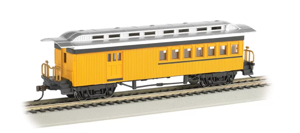 1860-1880 Era Passenger Cars*Bachmann Trains Combine (1860-1880 Era) - Painted Unlettered Yellow