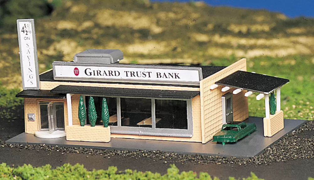 Plasticville® U.S.A.*Bachmann Trains Drive-In Bank