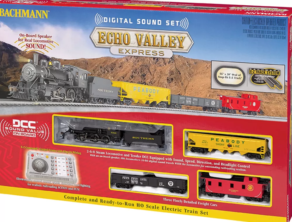 Dcc Sound Value Train Sets | Electric Train Sets*Bachmann Trains Echo Valley Express With Digital Sound