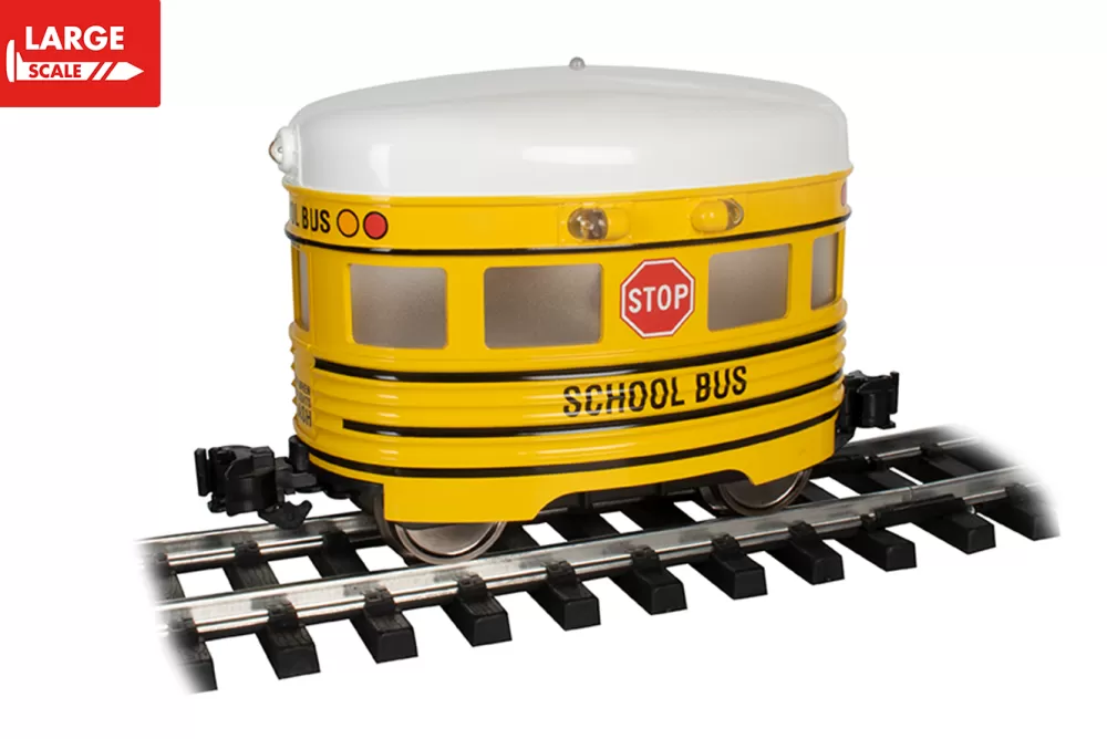 Eggliners*Bachmann Trains Eggliner - School Bus (with Flashing Roof Light)