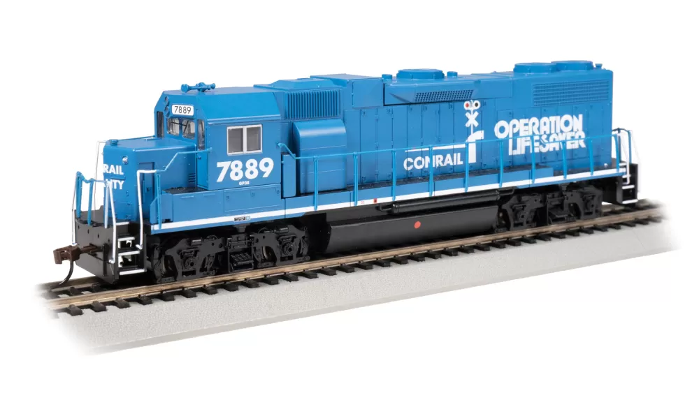 Emd Gp38-2*Bachmann Trains EMD GP38-2 - Conrail #7889 (Operation Lifesaver)