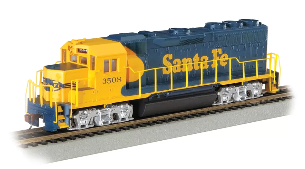 Emd Gp40*Bachmann Trains EMD GP40 - Santa Fe #3508 (Blue & Yellow)