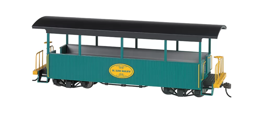 Passenger Cars*Bachmann Trains Excursion Car - H. Lee Riley - Green W/ Black Roof