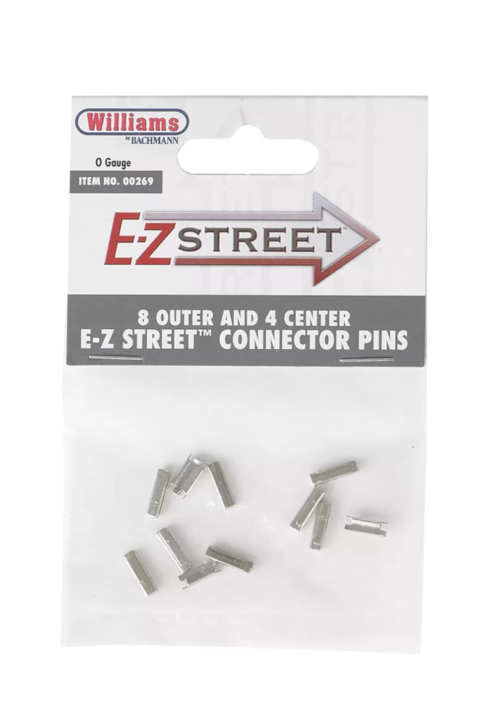 E-Z Street®*Bachmann Trains E-Z Street® Connector Pins (8 Outer & 4 Center)