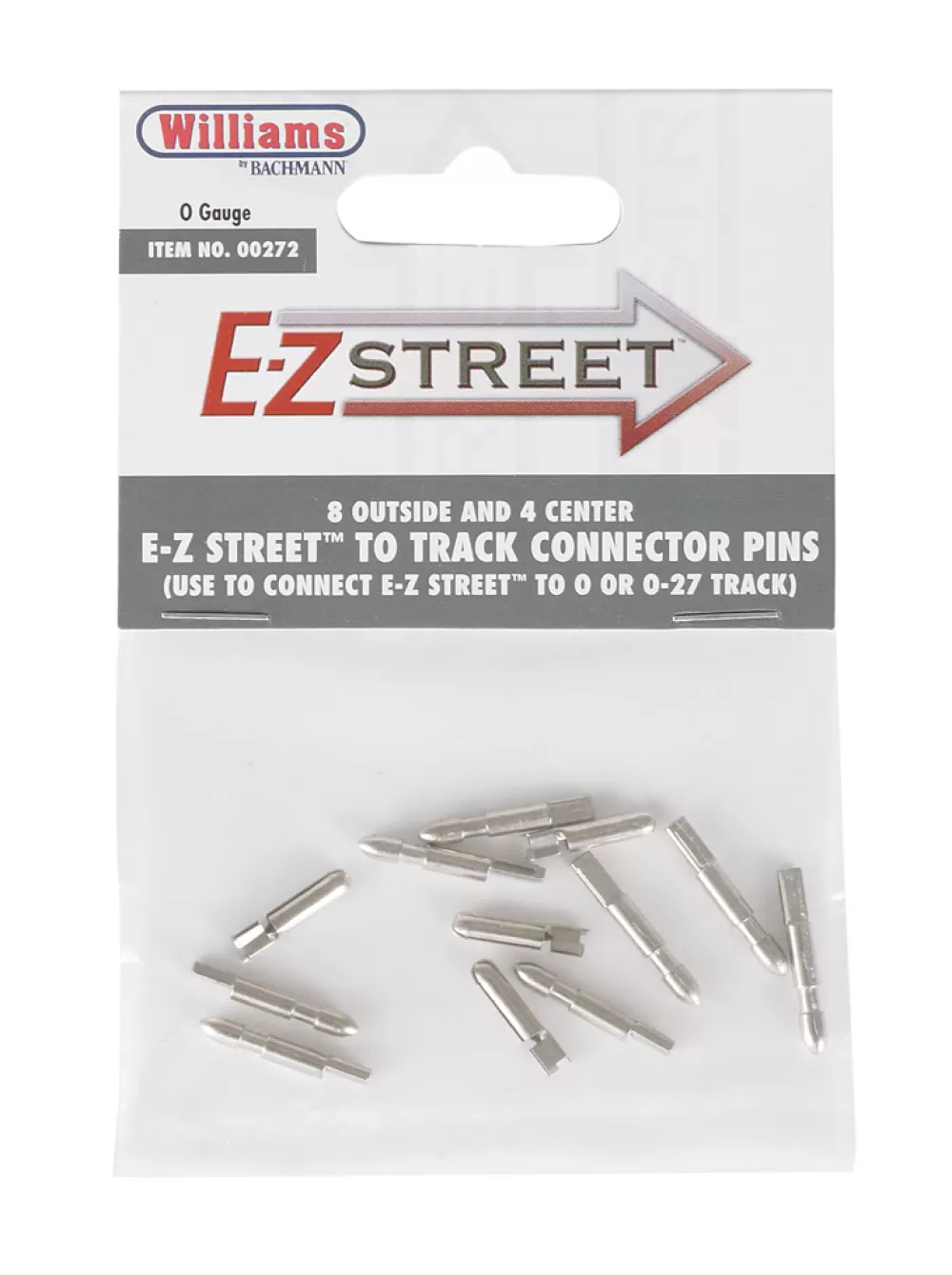 E-Z Street®*Bachmann Trains E-Z Street® To Track Connector Pins (8 Outside & 4 Center)