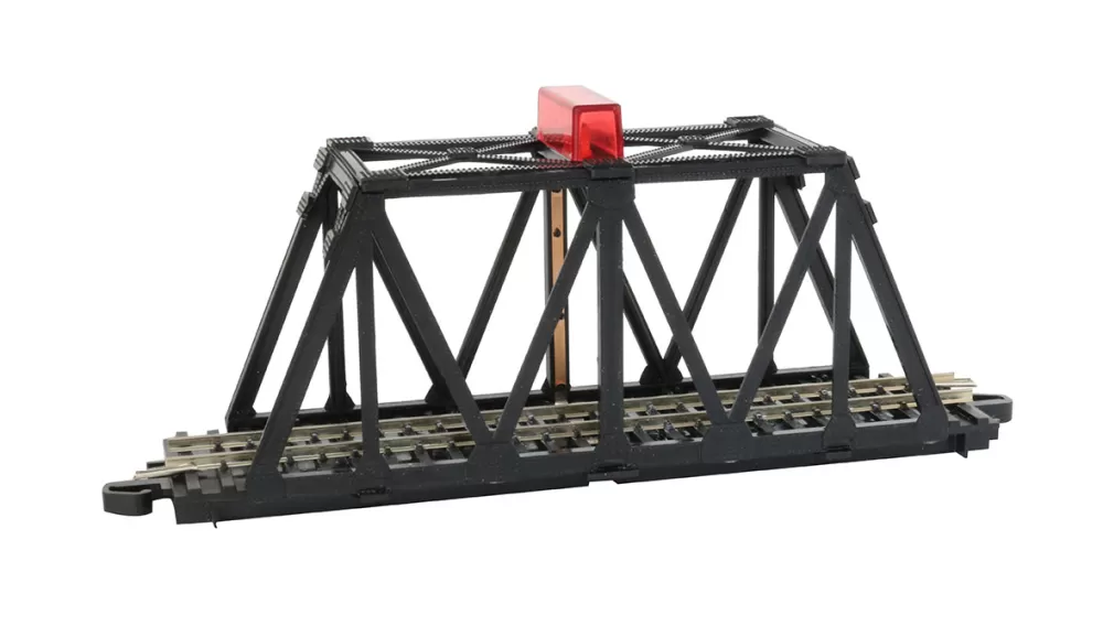 E-Z Track® Accessories*Bachmann Trains E-Z Track® Blinking Bridge - Black