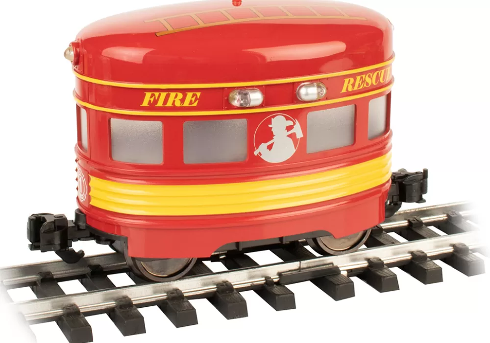 Eggliners*Bachmann Trains Fire Rescue With Flashing Roof Light - Eggliner