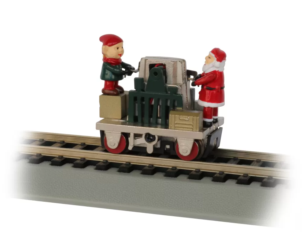 Maintenance Of Way | Ho Scale Christmas Trains*Bachmann Trains Gandy Dancer Operating Hand Car - Christmas