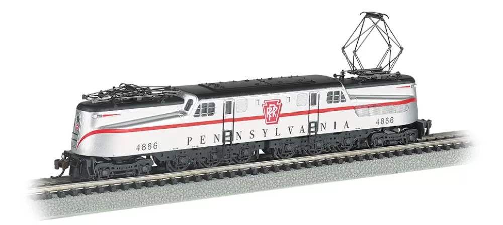 Gg-1*Bachmann Trains GG-1 - PRR #4866 – Silver W/ Red Stripe