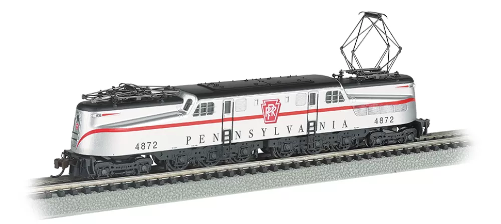 Gg-1*Bachmann Trains GG-1 - PRR #4872 – Silver W/ Red Stripe