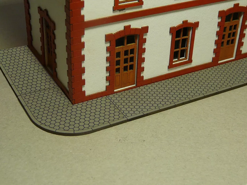 Accessories*Bachmann Trains Hexagon Sidewalk (HO Scale)