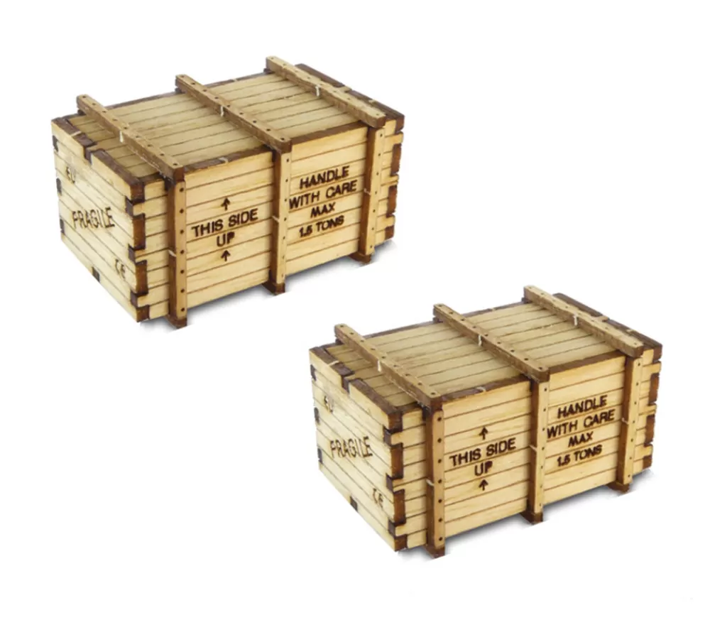 Accessories*Bachmann Trains HO Scale Machinery Crates - Kit (2 Per Pack)