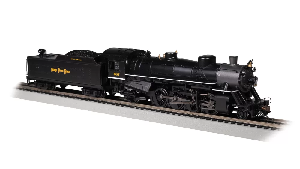 Usra 2-8-2 Light Mikado*Bachmann Trains Light 2-8-2 - Nickel Plate Road #587 W/Long Tender