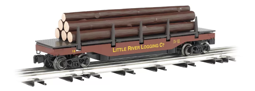 Action & Operating Cars*Bachmann Trains Little River Logging Company - Operating Log Dump Car