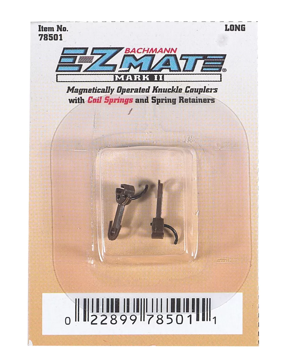 Accessories*Bachmann Trains Magnetically Operated E-Z Mate Mark II Couplers -Long