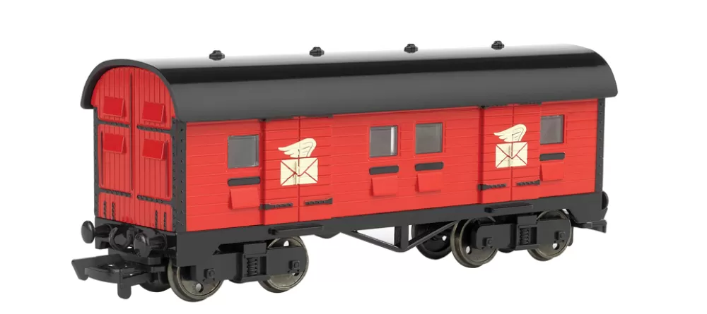 Rolling Stock*Bachmann Trains Mail Car - Red (HO Scale)