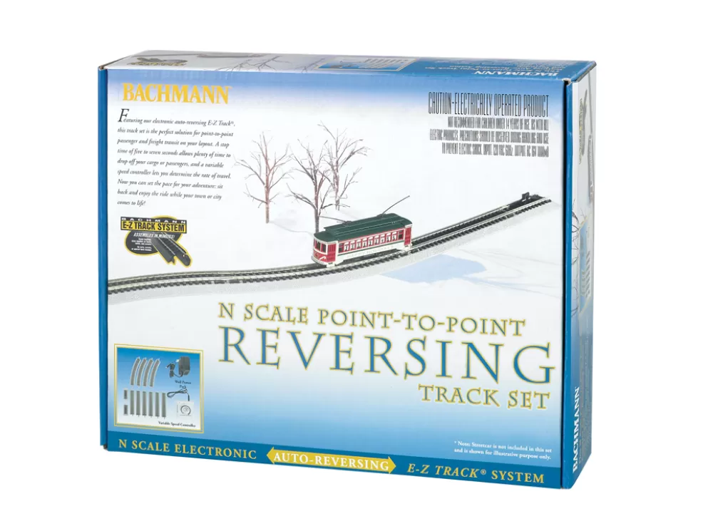 E-Z Track®*Bachmann Trains Nickel Silver E-Z Track® Auto-Reversing System - N Scale