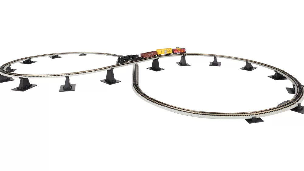 E-Z Track®*Bachmann Trains Nickel Silver Over-Under Figure-8 Track Pack