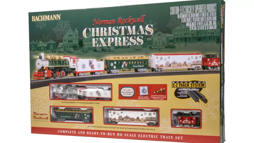 Electric Train Sets | Ho Scale Christmas Trains*Bachmann Trains Norman Rockwell Christmas Express