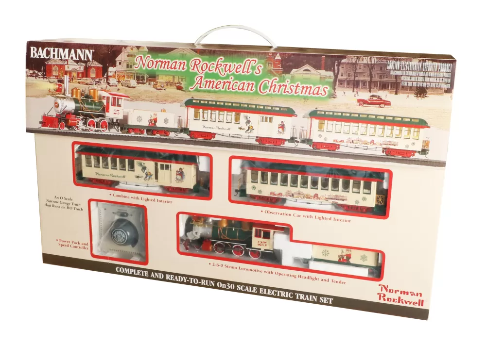 Train Sets | On30 Scale Christmas Trains*Bachmann Trains Norman Rockwell's American Christmas