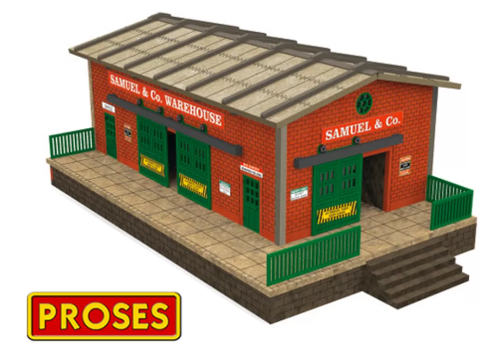 General Accesories*Bachmann Trains O Scale Warehouse With Motorized Doors