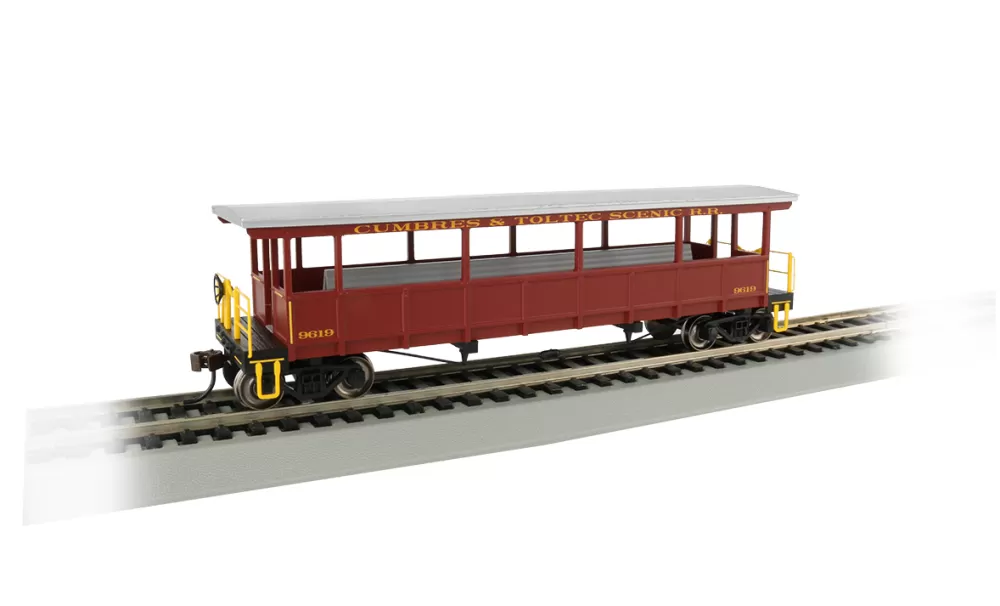 Open-Sided Excursion Cars*Bachmann Trains Open-Sided Excursion Car - Cumbres & Toltec #9619