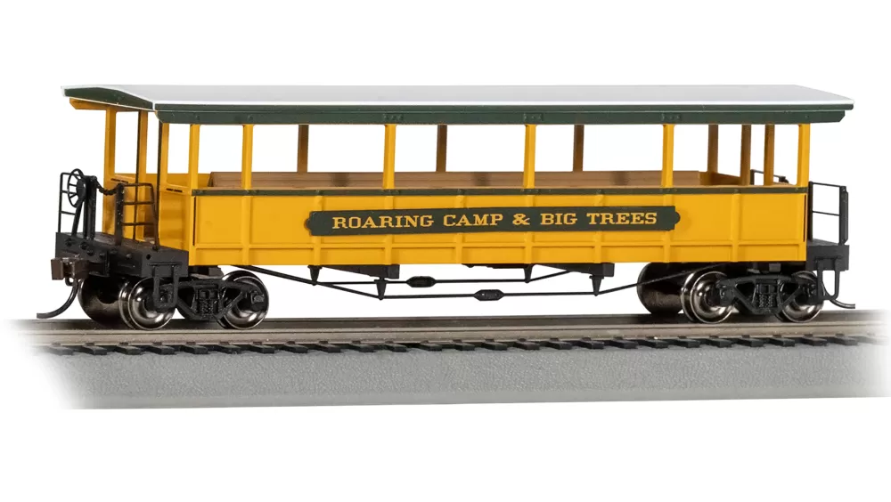 Open-Sided Excursion Cars*Bachmann Trains Open-Sided Excursion Car - Roaring Camp And Big Trees