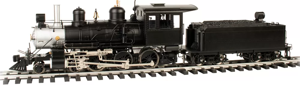 4-6-0 With New Tender*Bachmann Trains Painted, Unlettered - Black - 4-6-0 (DCC & Sound-Ready)