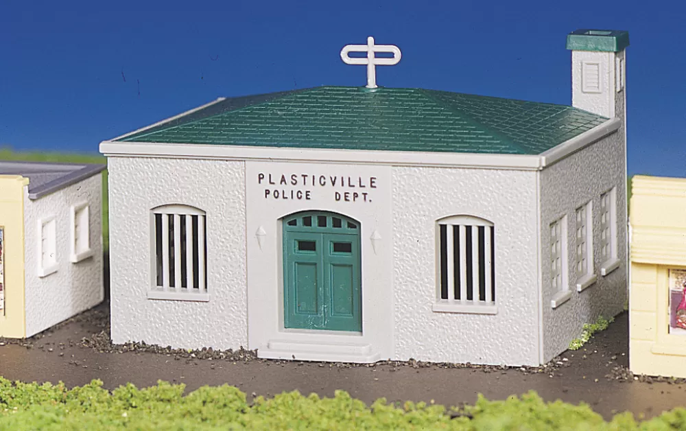 Kits*Bachmann Trains Police Station (HO Scale)