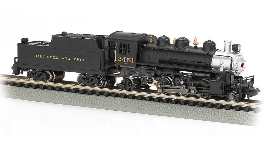 2-6-2 Prairie*Bachmann Trains Prairie 2-6-2 & Tender - Baltimore & Ohio® #2451