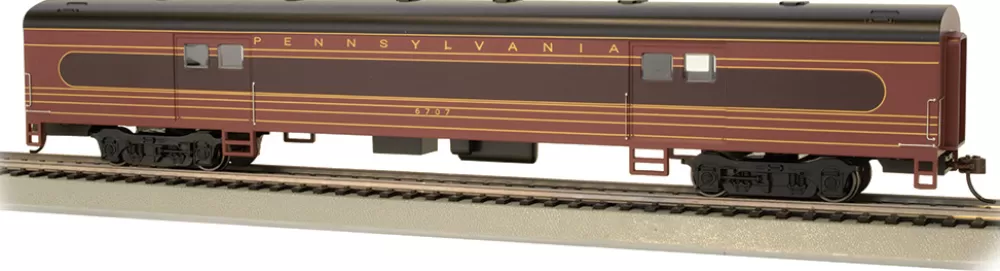 Smooth-Side Cars*Bachmann Trains PRR #6707 - Fleet Of Modernism - 72' Smooth-Side Baggage Car