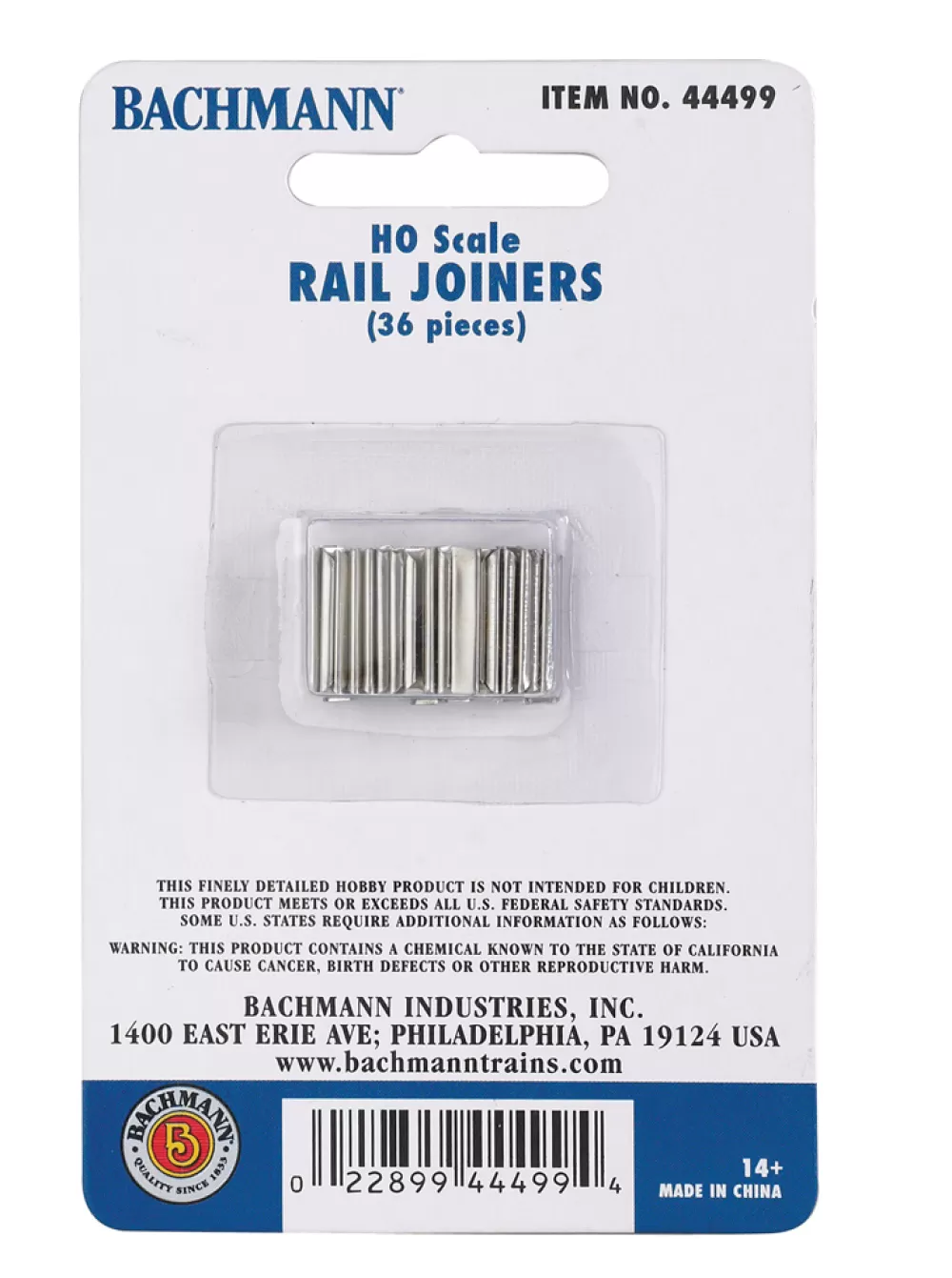 E-Z Track®Accessories*Bachmann Trains Rail Joiners (HO Scale)