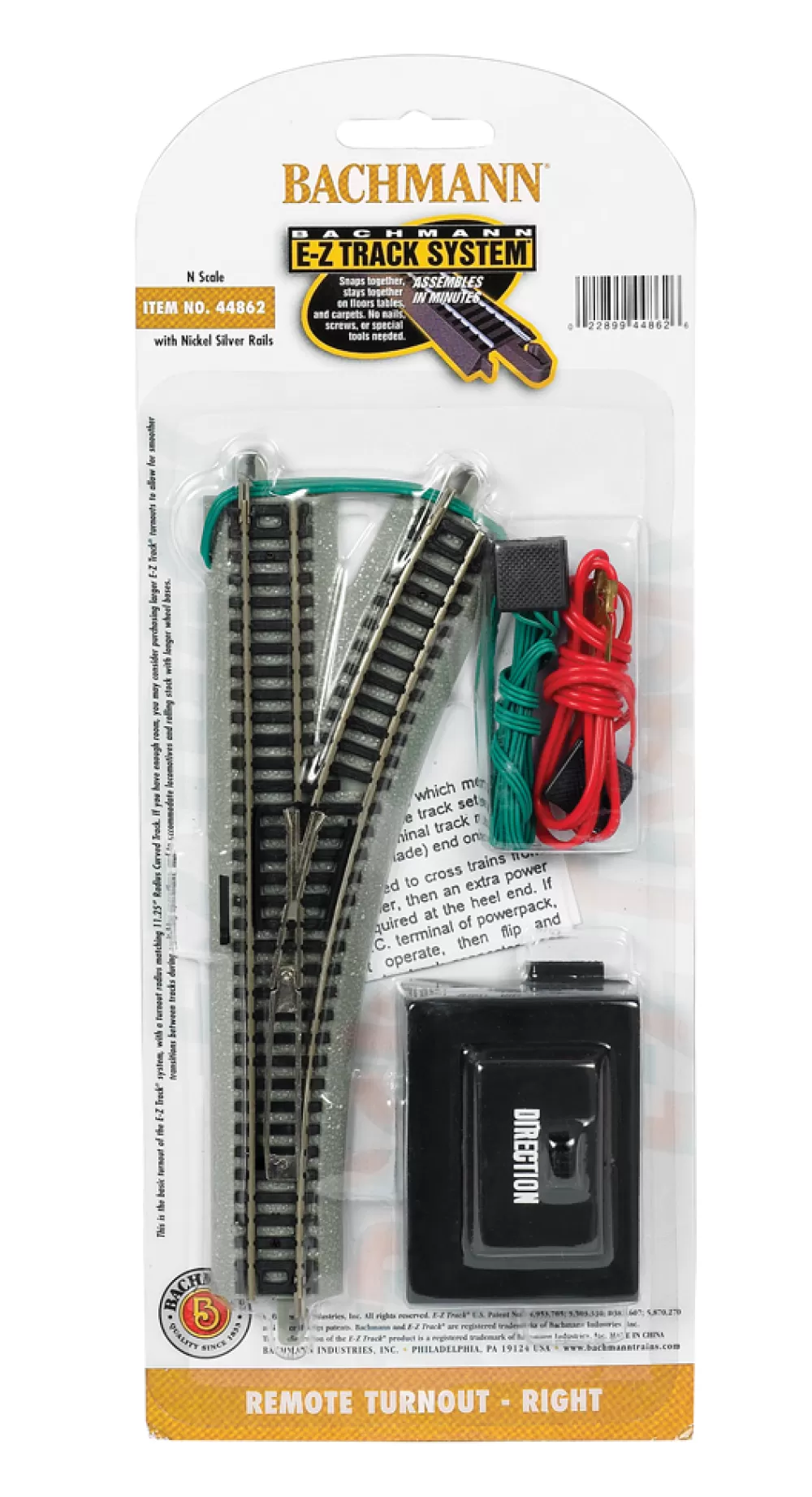 E-Z Track®*Bachmann Trains Remote Turnout - Right (N Scale)