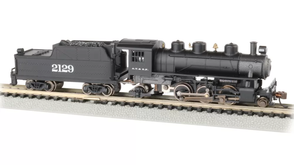 2-6-2 Prairie*Bachmann Trains Santa Fe #2129 - Prairie 2-6-2 & Tender